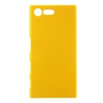 Sony Xperia X Compact Case - Handyhülle aus Hartplastik - gummiert - gelb