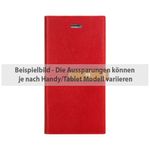 Goospery - Hülle für Samsung Galaxy Note 5 - Kunstleder Case - Romance Diary Series - rot/orange