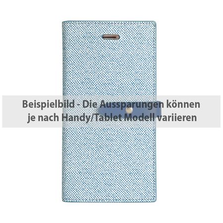 Goospery - iPhone 8 Plus / 7 Plus Handy Case - Hülle aus Kunstleder - Milano Diary Series - blau