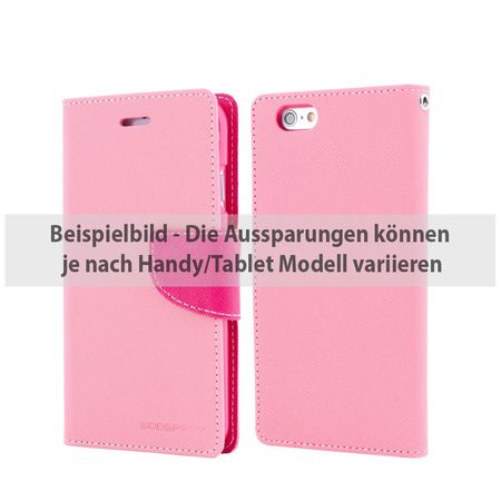 Goospery - LG V20 Hülle - Handy Bookcover - Fancy Diary Series - rosa/pink