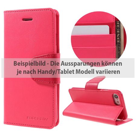 Goospery - Sony Xperia Z3 Handyhülle - Case aus Leder - Sonata Diary Series - rosa