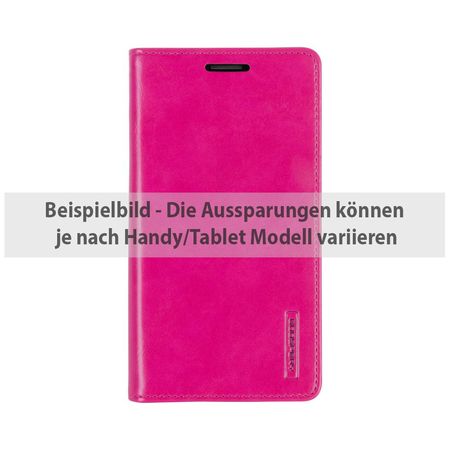 Goospery - Handyhülle für Sony Xperia XA - Case aus Leder - Blue Moon Series - rosa