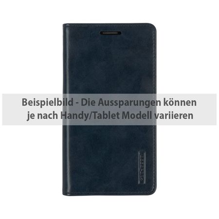 Goospery - Handyhülle für Sony Xperia XA - Case aus Leder - Blue Moon Series - navy