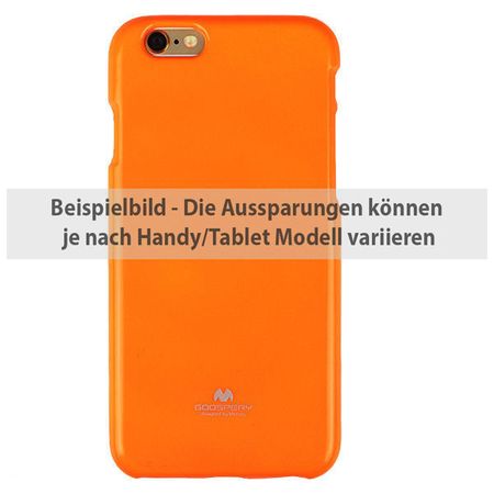 Goospery - iPhone 4/4S Handyhülle - Case aus Plastik - Jelly Series - orange