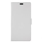 Handyhülle für Huawei Mate 9 Pro/Porsche Design - Crazy Horse Leder Case - weiss