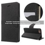 Goospery - Huawei P9 Hülle - Handy Bookcover - Fancy Diary Series - schwarz