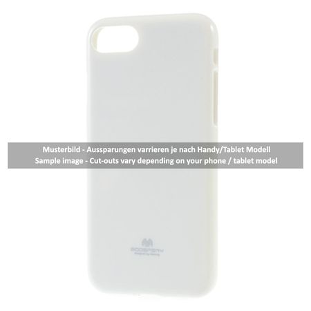 Goospery - Hülle für iPhone 5/5S/SE - TPU Soft Case - Pearl Jelly Series - weiss