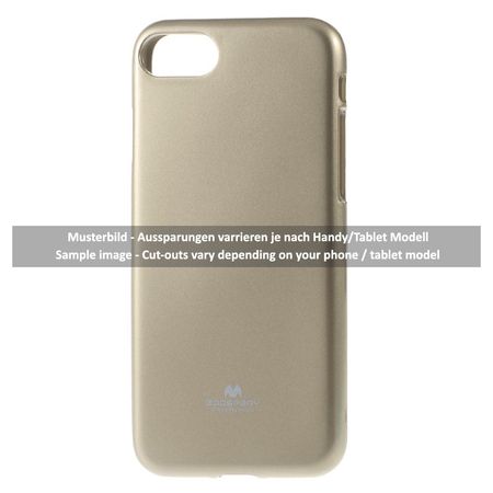 Goospery - Hülle für Galaxy S6 Edge - TPU Soft Case - Pearl Jelly Series - gold