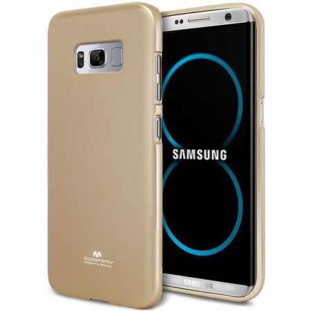 Goospery - Samsung Galaxy S8 Plus Handy Hülle - TPU Soft Case - Pearl Jelly Series - gold