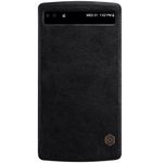 Nillkin - LG V10 Handyhülle - Leder Cover - Qin Series - schwarz