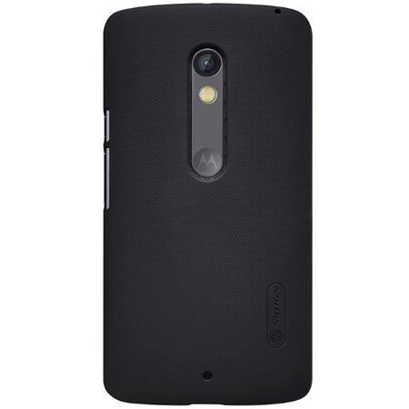 Nillkin - Lenovo Moto X Play Hülle - Plastik Case - Super Frosted Shield Series - schwarz