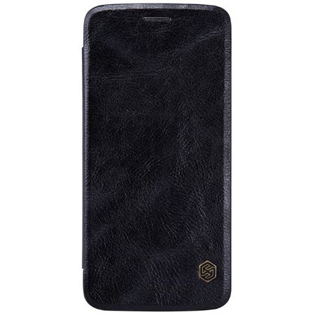 Nillkin - Handyhülle für Lenovo Moto Z - Leder Case - Qin Series - schwarz