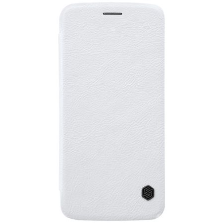 Nillkin - Handyhülle für Lenovo Moto Z - Leder Case - Qin Series - weiss