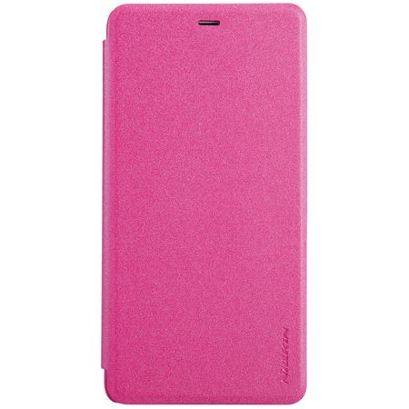 Nillkin - Case für Xiaomi Mi 5s Plus - Hülle aus Leder - mit kleinem Fenster - Sparkle Series - rosa