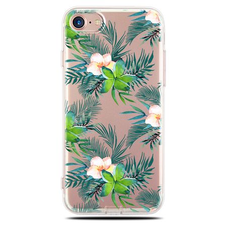 iPhone 6 Plus/6S Plus Hülle - Biegsames Plastik Case - Tropic Blüten