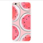 Samsung Galaxy S8 Plus Hülle - Biegsames Plastik Case - Watercolor Wassermelone