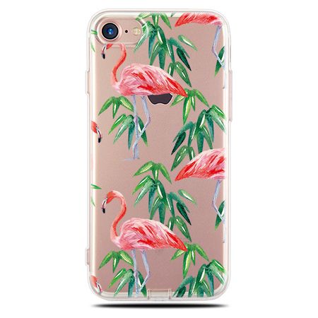 Samsung Galaxy S8 Hülle - Biegsames Plastik Case - Tropical Flamingo