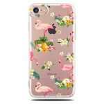 Samsung Galaxy A5 Hülle - Biegsames Plastik Case - Tropical Plant Flamingo