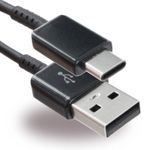 Samsung - USB auf USB Typ-C Lade- und Datenkabel - EP-DG950 - 1.2m - schwarz