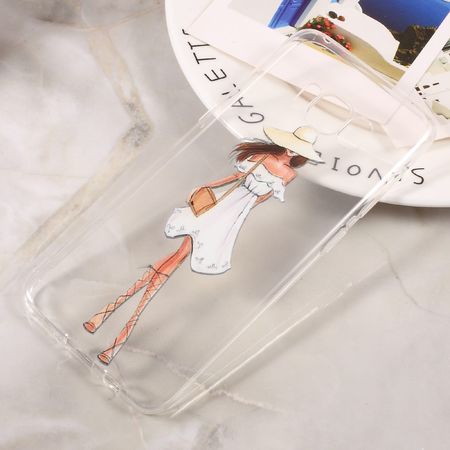 Samsung Galaxy S8 Hülle - Handycase aus flexiblem Plastik - sexy Lady