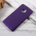 Motorola Moto G5 Plus Handyhülle - Case aus gummiertem Hartplastik - purpur