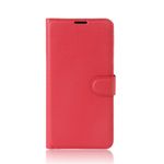 Hülle für Sony Xperia XA1 Ultra - Case aus Leder - mit Litchitextur - rot