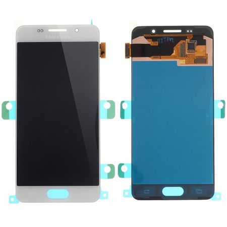 OEM - Samsung Galaxy A3 (2016) LCD Display und Digitizer Ersatzteil - weiss