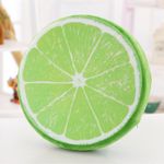 Deko Kissenbezug Frucht (ohne Kissen) - Stylisches Wohnaccessoire - Limette