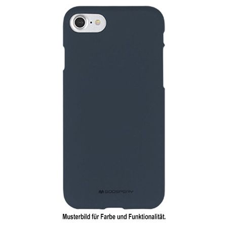 Goospery - iPhone 5/5S/SE Handy Cover - TPU Soft Case - SF Jelly Series - midnight blue