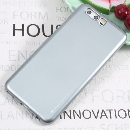 Goospery - Handy Hülle für Huawei P10 - TPU Soft Case - i Jelly Metal Series - grau