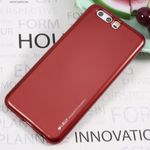 Goospery - Handy Hülle für Huawei P10 - TPU Soft Case - i Jelly Metal Series - rot