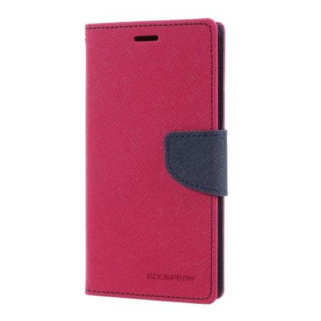 Goospery - Huawei P8 Lite (2017) Hülle - Handy Bookcover - Fancy Diary Series - pink/navy