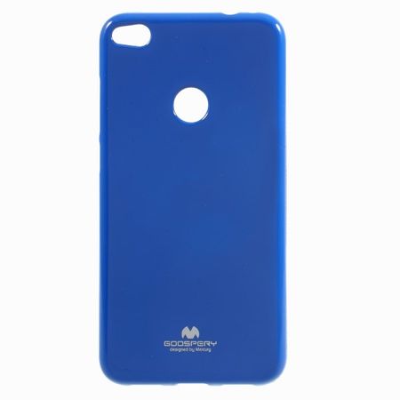 Goospery - Handy Case für Huawei P8 Lite (2017) - TPU Softcase - Pearl Jelly Series - blau