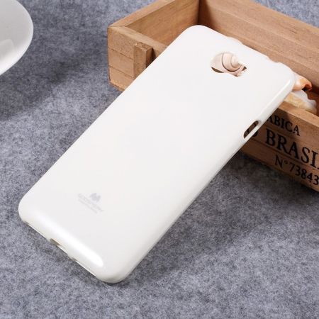 Goospery - Handy Case für Huawei Y5 II/Y5 2 - TPU Softcase - Pearl Jelly Series - weiss