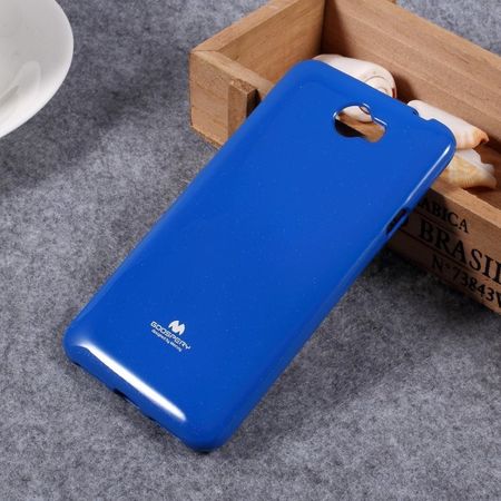 Goospery - Handy Case für Huawei Y5 II/Y5 2 - TPU Softcase - Pearl Jelly Series - blau