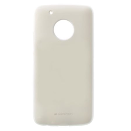 Goospery - Handy Case für Motorola Moto G5 - TPU Softcase - Pearl Jelly Series - weiss
