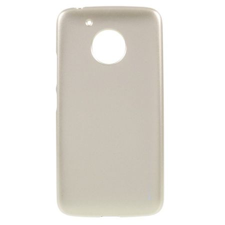 Goospery - Handy Hülle für Motorola Moto G5 - TPU Soft Case - i Jelly Metal Series - gold