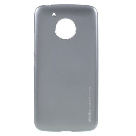 Goospery - Handy Hülle für Motorola Moto G5 - TPU Soft Case - i Jelly Metal Series - grau