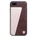 Nillkin - iPhone 8 Plus / 7 Plus Hülle - Case aus Leder/Plastik - Hybrid Series - braun