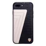 Nillkin - iPhone 8 Plus / 7 Plus Hülle - Case aus Leder/Plastik - Hybrid Series - schwarz