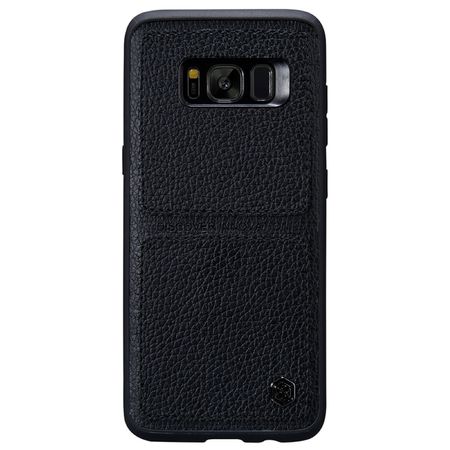 Nillkin - Samsung Galaxy S8 Plus Handy Hülle - Backcover aus Leder/Plastik - Burt Series - schwarz