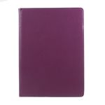 iPad Pro 12.9 (2017) Tablet Hülle - Case aus Leder - 360° rotierbar und mit Litchitextur - purpur