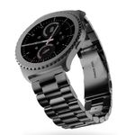 Samsung Gear S3 Frontier/Classic Armband - aus Edelstahl - mit Faltverschluss - schwarz