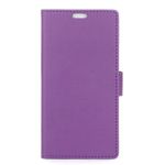 Hülle für LG Q6 / Q6 Plus - Case aus Leder - mit Standfunktion - purpur