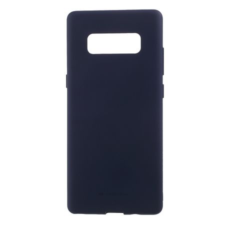 Goospery - Samsung Galaxy Note 8 Handy Cover - TPU Soft Case - SF Jelly Series - midnight blue