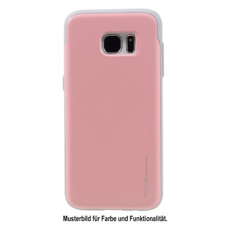 Goospery - Samsung Galaxy Note 8 Handyhülle - Case aus Plastik - Sky Slide Bumper - pink/grau