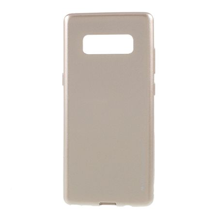 Goospery - Handy Hülle für Samsung Galaxy Note 8 - TPU Soft Case - i Jelly Metal Series - gold