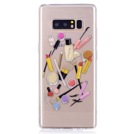Samsung Galaxy Note 8 Case - Hülle aus elastischem TPU Plastik - Schminksachen
