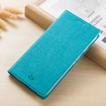 Vili Dmx - Sony Xperia XZ1 Hülle - Case aus Leder - Business Style - mit Standfunktion - blau