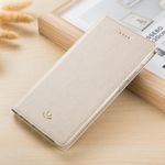 Vili Dmx - Sony Xperia XZ1 Compact Hülle - Case aus Leder - mit Standfunktion - gold